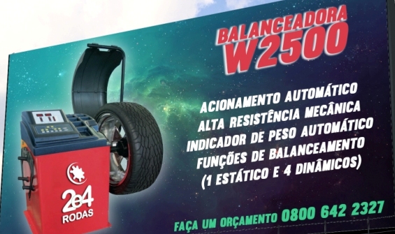 W2500 – Balanceadora de Rodas